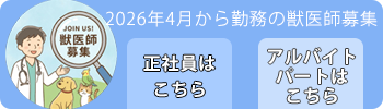 獣医師募集バナー